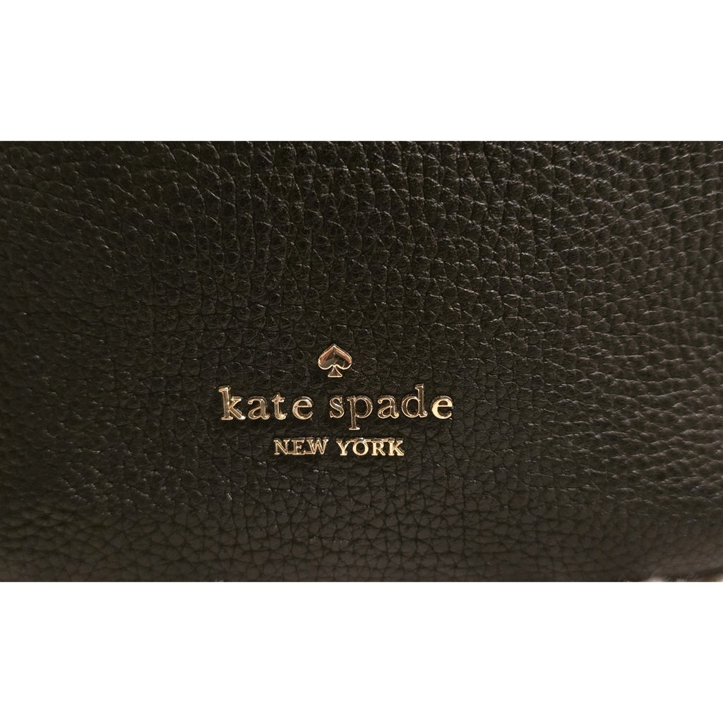 Kate Spade New York Leila Small Leather Black Bucket Bag