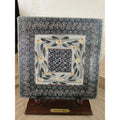 Vintage 1980s Jonathon Byron Tempered Glass Trivet