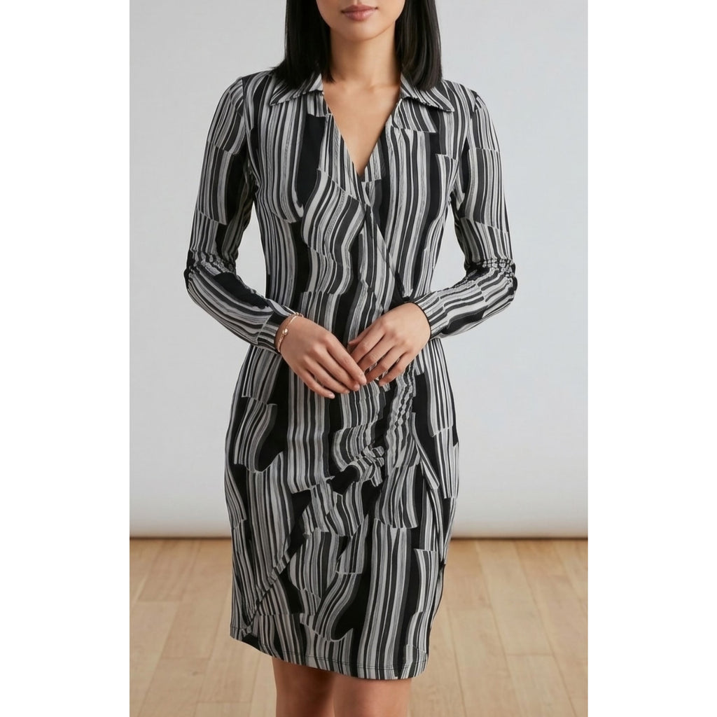 Kamal Kulture Black Amd White Dress