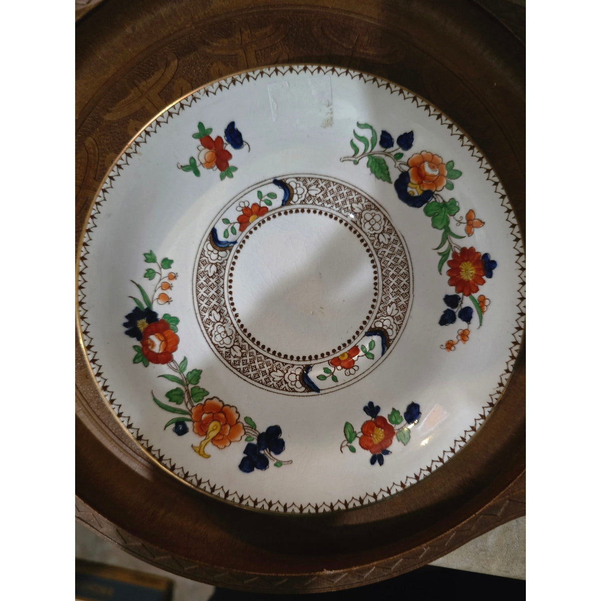Vintage Booths Silicon China Saucers 1920s Made in England Set of 4