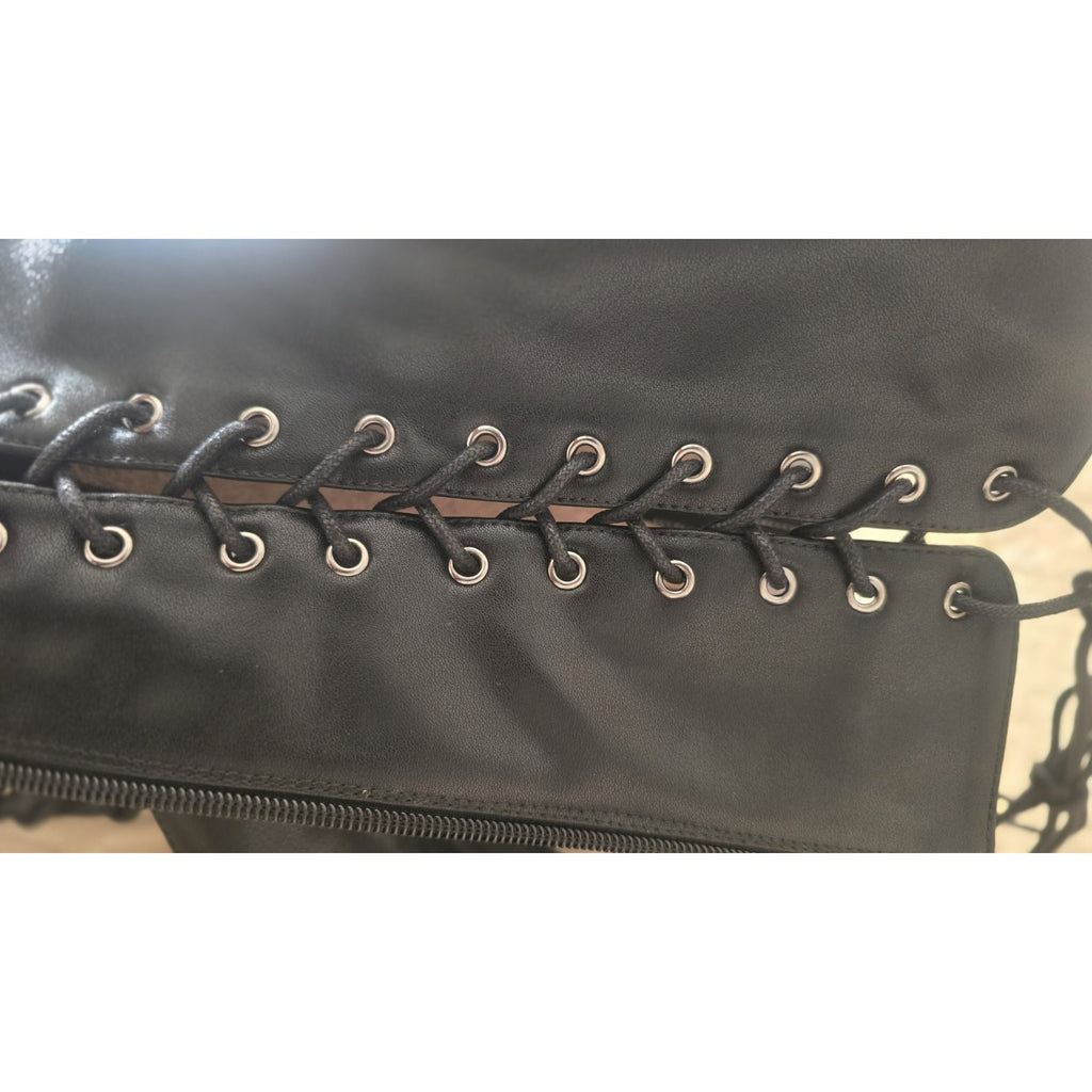 Castamere Womens High Heel Platform Lace Up Boots Goth Y2k Style