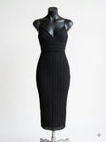 Black Midi Dress Banana Republic